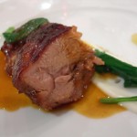 Agnello sambucano arrosto, latte di capra e limone Agnello sambucano arrosto, latte di capra e limone