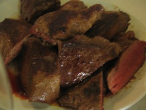 Un piatto di presa iberica