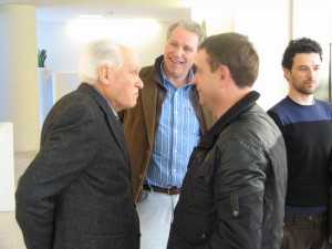 Giulio Gambelli con l'enologo Claudio Gori