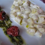 Gnocchetti Gnocchetti di patate alle erbe con crema di robiola