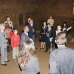 Le delegazioni straniere visitano le grotte Caetani