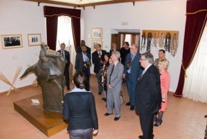 Le delegazioni straniere al Museo del Cavallo e del Buttero