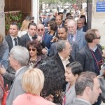 L'ingresso delle delegazioni diplomatiche all'evento