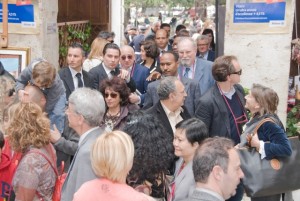 L'ingresso delle delegazioni diplomatiche all'evento