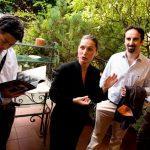 Natascia Santandrea, Vito Mollica del Four Seasons di Firenze, Francesco Bracali - foto Paolo Picciotto