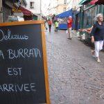 Burrata in Rue Mouffetard